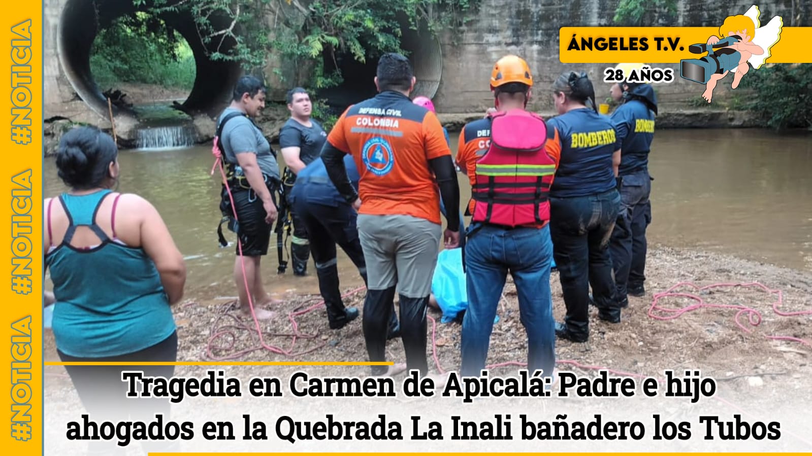 Tragedia en Carmen de Apicalá: Padre e hijo ahogados en la Quebrada La ...