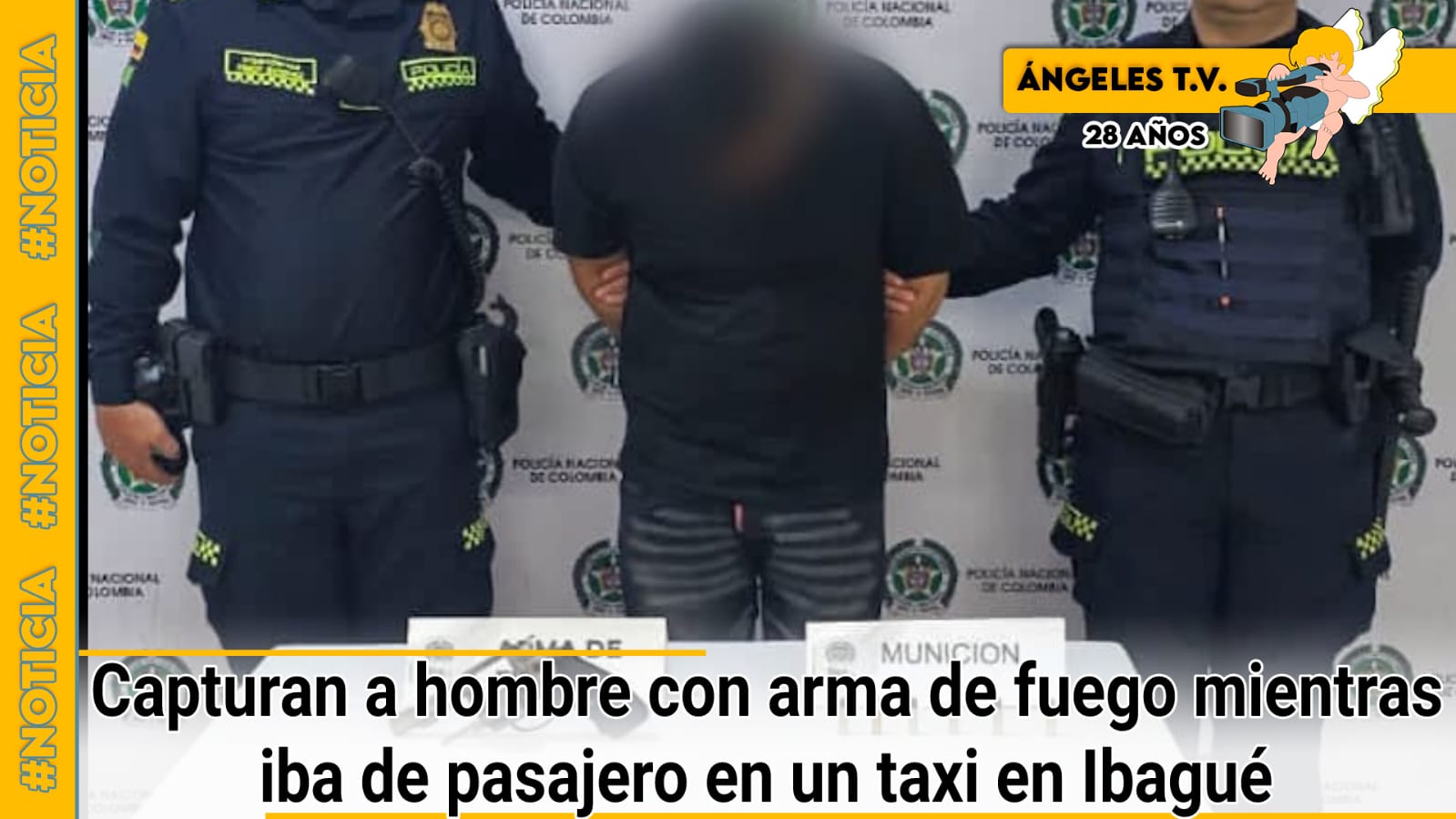Capturan a hombre con arma de fuego mientras iba de pasajero en un taxi ...