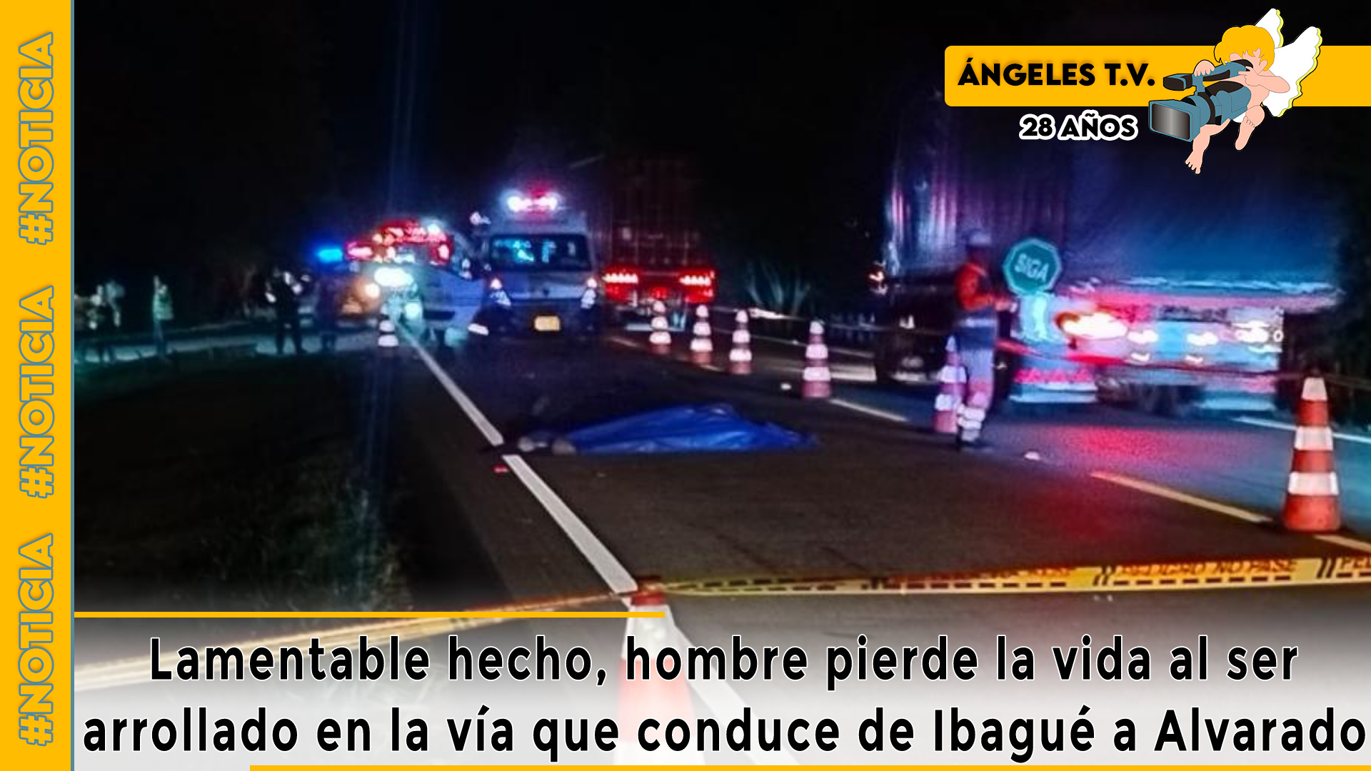 Lamentable hecho, hombre pierde la vida al ser arrollado en la vía que ...